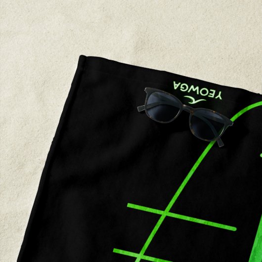 YEOWGA pop-up Beach Towel Strandlaken (In situ)