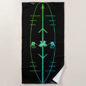 YEOWGA pop-up Beach Towel Strandlaken (Voorkant)