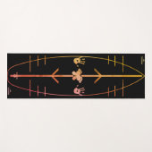 Yeowga Surf Yoga Fitness Mat Pop up Practice (Voorkant (horizontaal))