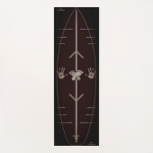 Yeowga Surf Yoga Fitness Mat Pop up Practice (Voorkant)