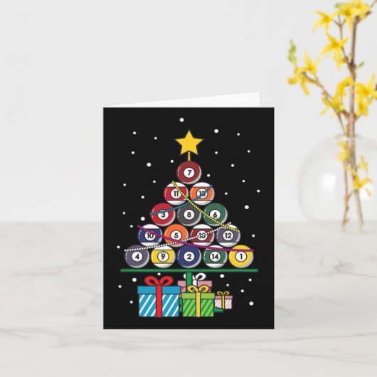 Yeoys Sport en Activiteit Geschenken Billiard LL X Kaart (Gele Bloem)