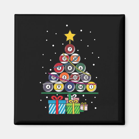 Yeoys Sport en Activiteit Geschenken Billiard LL X Magneet (Voorkant)