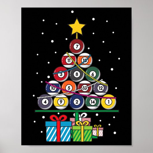 Yeoys Sport en Activiteit Geschenken Billiard LL X Poster (Voorkant)