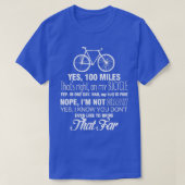 YEP 100 MILES BICYCLE SHIR T-SHIRT (Design voorkant)