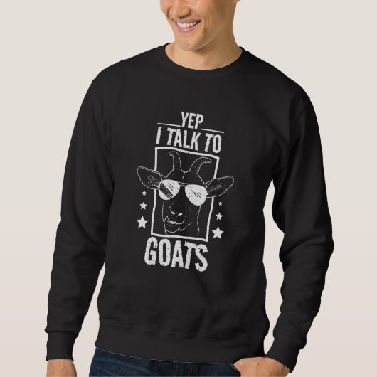 Yep I Talk To Goats Trui (Voorkant)