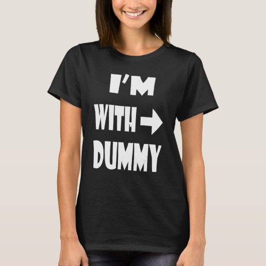 Yep, ik ben met Dummy Mannen Vrouwen Jeugd Gift Ts T-shirt (Voorkant)