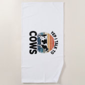 Yep ik praat met Koeien Grappige  melkveehouder Ko Strandlaken (Voorkant)