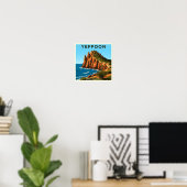 Yeppoon Queensland Australië Oude Reisposter Poster (Thuiskantoor)