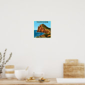 Yeppoon Queensland Australië Oude Reisposter Poster (Keuken)