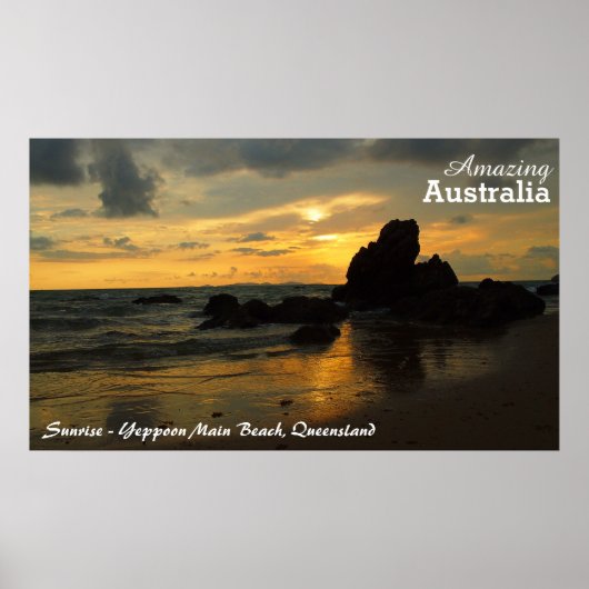 Yeppoon sunrise poster (Voorkant)