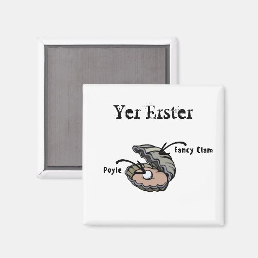 Yer Erster in onderdelen magneet (Voorkant / Achterkant)