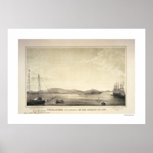 Yerba Buena (nu San Francisco) Poster van de lente (Voorkant)