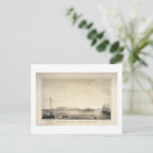 Yerba Buena (nu San Francisco) Spring 1837 Briefkaart (Staand voorkant)