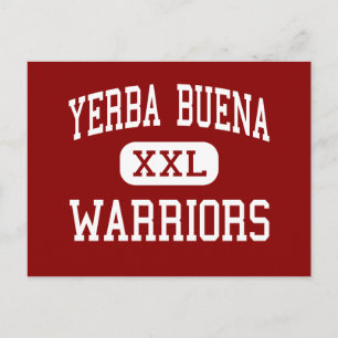 Yerba Buena - Warriors - High - San Jose Briefkaart