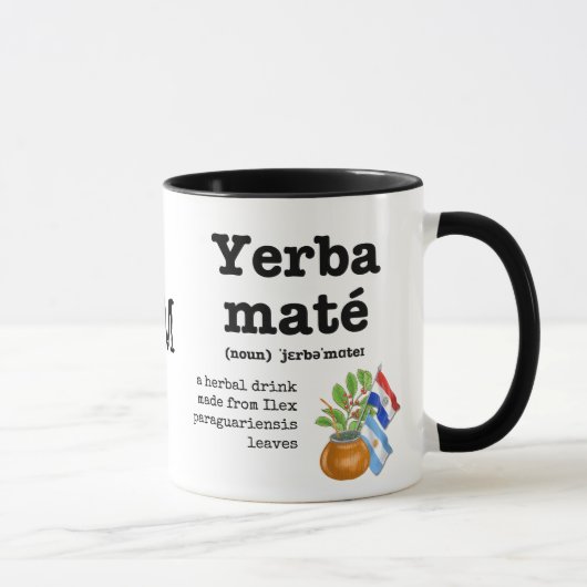 YERBA MATE Definitie Monogram Mok (Rechts)
