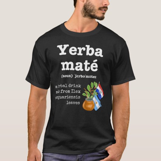 YERBA MATE Definitie T-shirt (Voorkant)