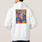 Yerevan Armenia City Map Hoodie (Achterkant)