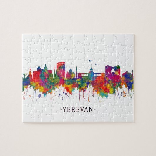 Yerevan Armenia Skyline Legpuzzel (Horizontaal)