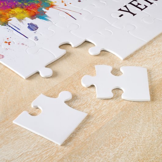 Yerevan Armenia Skyline Legpuzzel (Zijkant)