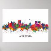 Yerevan Armenia Skyline Poster (Voorkant)