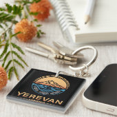 Yerevan Armenia Sleutelhanger (Voorkant Rechts)