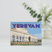 Yerevan, bezoek Armenië Briefkaart (Staand voorkant)