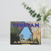 Yerevan, bezoek Armenië Briefkaart (Staand voorkant)