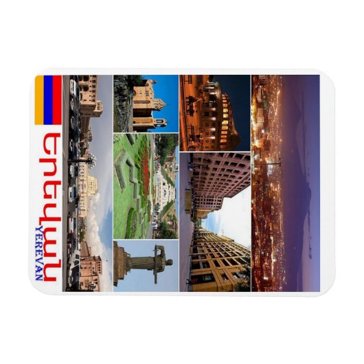 Yerevan - I Love - Magnet Magneet (Horizontaal)