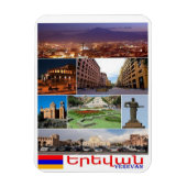 Yerevan - I Love - Magnet Magneet (Verticaal)