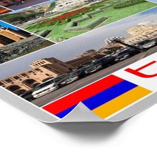 Yerevan - I Love - Poster (Hoek)