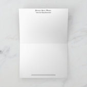 Yerevan Opera Theater Folded Wenskaart Kaart (Binnen)