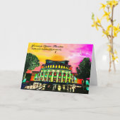 Yerevan Opera Theater Folded Wenskaart Kaart (Gele Bloem)