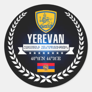 Yerevan Ronde Sticker
