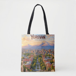 Yerevan Schilderachtige Reis Kunst Tote Bag