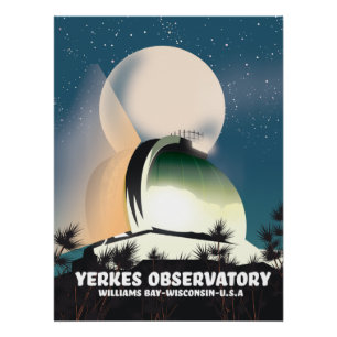Yerkes Observatory Williams Bay, Wisconsin, VS Perfect Poster