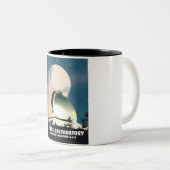 Yerkes Observatory Williams Bay, Wisconsin, VS Tweekleurige Koffiemok (Voorkant rechts)