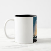 Yerkes Observatory Williams Bay, Wisconsin, VS Tweekleurige Koffiemok (Links)