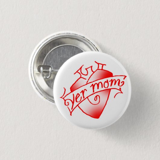 yermamknop ronde button 3,2 cm (Voorkant /achterkant)