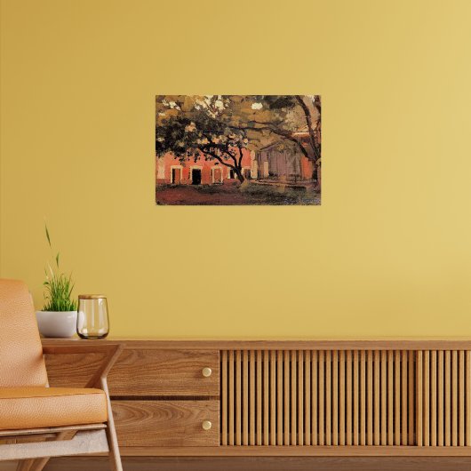 Yerres, de Volière in de Ornamentele Boerderij, Poster (Woonkamer 2)