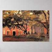 Yerres, de Volière in de Ornamentele Boerderij, Poster (Voorkant)