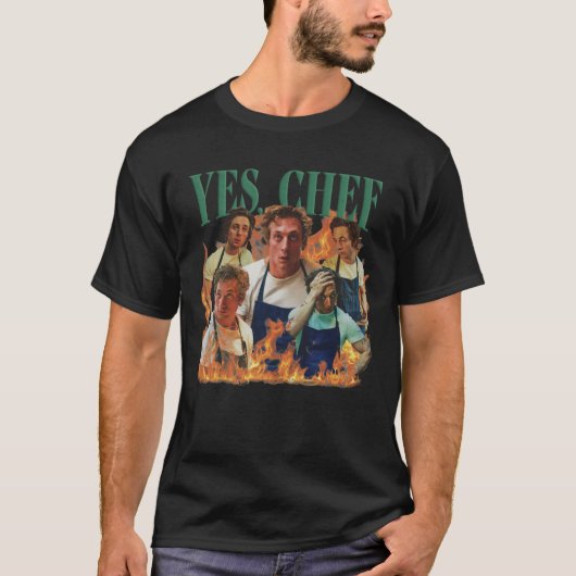Yes Chef Jeremy Allen Whitehe Bearv Show boy famil T-shirt (Voorkant)