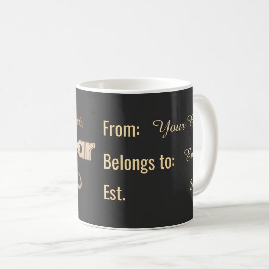 Yes Dear –Personalized Marriage Mug (Customizable) Koffiemok (Voorkant rechts)