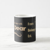Yes Dear –Personalized Marriage Mug (Customizable) Koffiemok (Center)