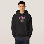 YES! Homo LGBT-positive lesbian gay pride rainbow Hoodie (Voorkant volledig)