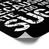 Yes I Am Diabetic No It's Not Because I Ate Too Mu Poster (Hoek)