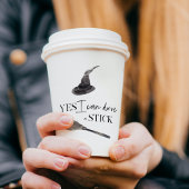 Yes I Can Drive A Stick Fun | Happy Halloween Papieren Bekers