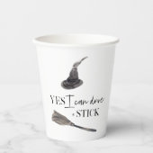 Yes I Can Drive A Stick Fun | Happy Halloween Papieren Bekers (Voorkant)