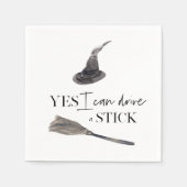 Yes I Can Drive A Stick Fun | Happy Halloween Servet (Voorkant)