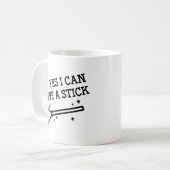 Yes I Can Drive A Stick Koffiemok (Voorkant links)
