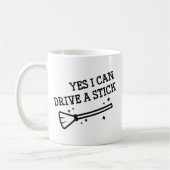 Yes I Can Drive A Stick Koffiemok (Links)